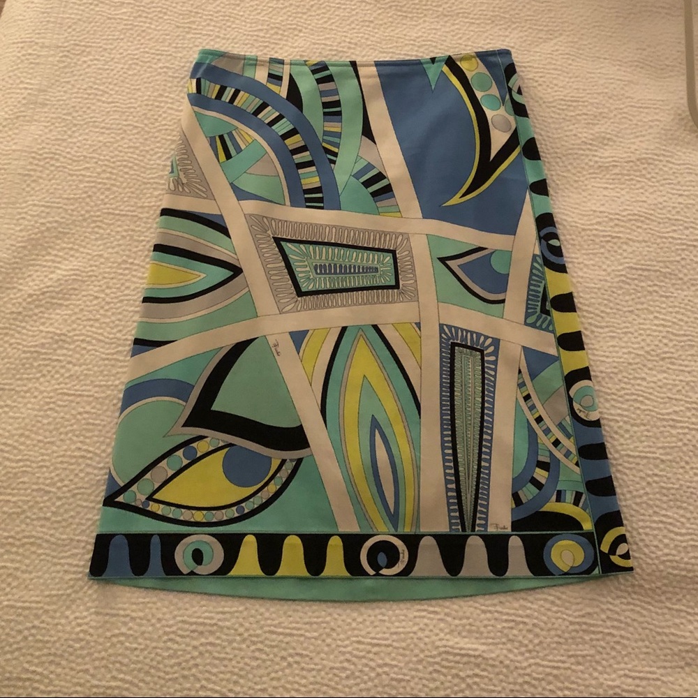 Emilio Pucci Patterned Skirt